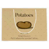 Humorale Anweisungen zur Aufbewahrung von Lebensmi Große Geschenktüte (Vorderseite)