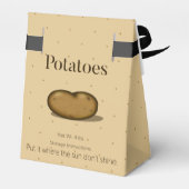 Humorale Aufbewahrungsanweisungen Potato Sack Styl Geschenkschachtel (Rückseite)