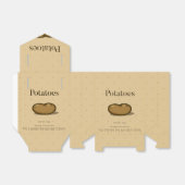 Humorale Aufbewahrungsanweisungen Potato Sack Styl Geschenkschachtel (Ungefaltet)