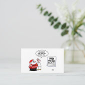 Humorale Augenärztin Weihnachtszeit Visitenkarte (Stehend Vorderseite)