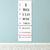 Humorale Augendiagramm-Leinwand Leinwanddruck (Insitu (Holzboden))