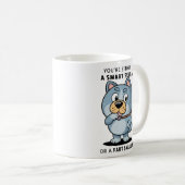 Humorale Cat Tasse - Smart Fella oder Furz Smella (VorderseiteRechts)