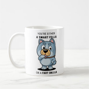 Humorale Cat Tasse - Smart Fella oder Furz Smella