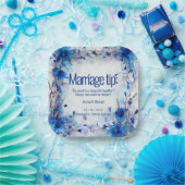 💍 Humorale Cornblumen und Lavender Elegance Pappteller (Party)