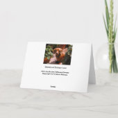 Humorale Dackel Geburtskarte Karte (Rückseite)