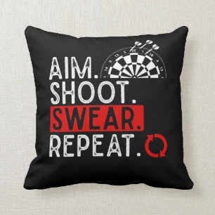 Humorale Darmprobleme Dartboard Fun Hobby Dart P Kissen