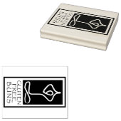 Humorale Design-Briefmarke, "Glutenfreie Brunnen" Gummistempel (Stempel)