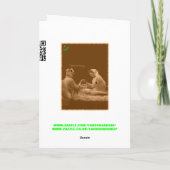 Humorale Ehefrau Weihnachten (Rückseite)