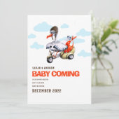 Humorale, einfache Geschlechtsneutrale Orangenschw Ankündigung (Stehend Vorderseite)