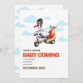 Humorale, einfache Geschlechtsneutrale Orangenschw Ankündigung (Vorne/Hinten)