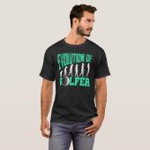 Humorale Evolution von Golfer Golf Players T-Shirt (Vorne ganz)
