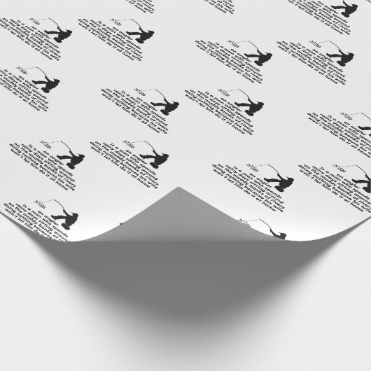 Humorale Fischerei Geschenkpapier (Ecke)