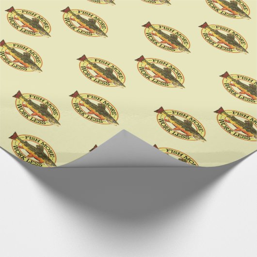 Humorale Fischerei Geschenkpapier (Ecke)