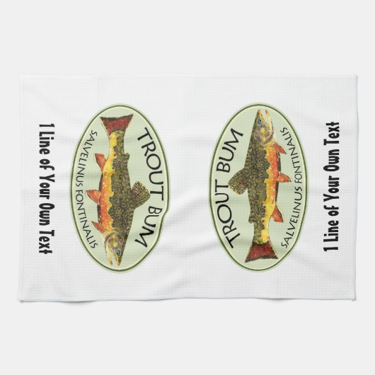 Humorale Fischerei Geschirrtuch (Horizontal)