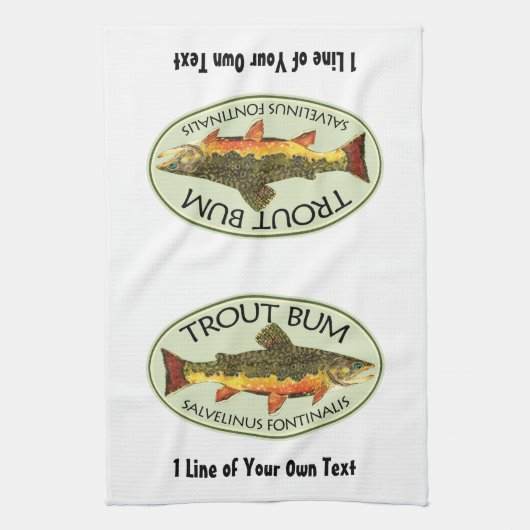 Humorale Fischerei Geschirrtuch (Vertikal)