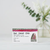 Humorale Fischerei Visitenkarte (Stehend Vorderseite)