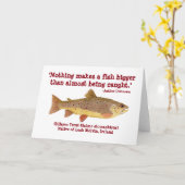 Humorale Fischereikarte Karte (Gelbe Blume)