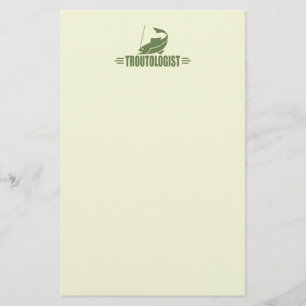 Humorale Forellenfischerei Briefpapier