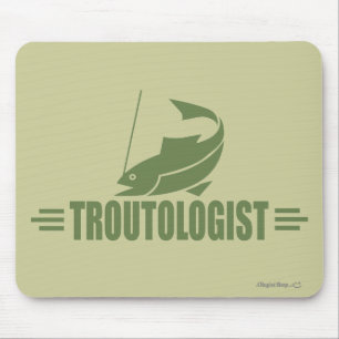 Humorale Forellenfischerei Mousepad