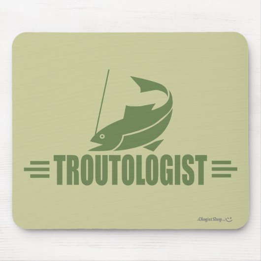 Humorale Forellenfischerei Mousepad (Vorne)