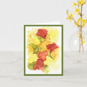 Humorale Gartenfakte Karte (Gelbe Blume)