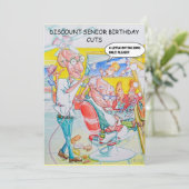 Humorale Geburtstagskarte mittleren Alters Dankeskarte (Stehend Vorderseite)