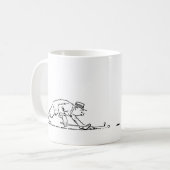 Humorale Golf-Tasse Kaffeetasse (Vorderseite Links)