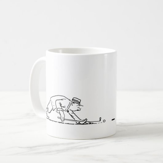 Humorale Golf-Tasse Kaffeetasse (Vorderseite Links)