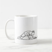 Humorale Golf-Tasse Kaffeetasse (Links)