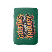 Humorale Golftherapie Badezimmer Spaß Badematte (Vorderseite Vertikal)