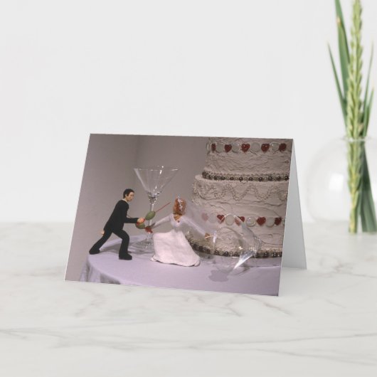 Humorale Grußkarten Karte (Vorderseite)