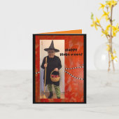 Humorale Halloween-Rotzenkarte Karte (Gelbe Blume)