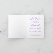 Humorale Hochzeit von Cartoon und Gräuel Einladung (Innenseite)