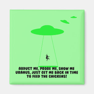 Humorale Hühnerentführung Magnet