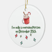 Humorale Keramik Weihnachtsschmuck (Links)