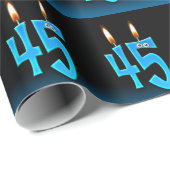 Humorale Kerzen aus dem 45. Geschenkpapier (Rolleneckpunkt)