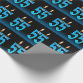 Humorale Kerzen aus dem 55. Geschenkpapier (Ecke)