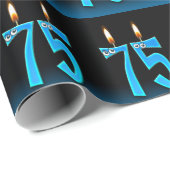 Humorale Kerzen aus dem 75. Geschenkpapier (Rolleneckpunkt)