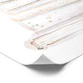 Humorale kleine Frauen buchen Lover Zitat Poster (Ecke)