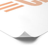 Humorale Kuchendekoration Poster (Ecke)