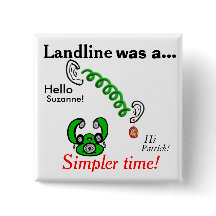 Humorale Landline Phones Personalisierte Namen