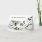 Humorale Messbandförderkarte Karte (Vorderseite)