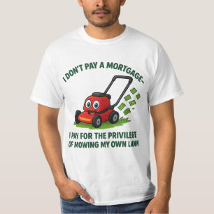 Humorale Modelle für Wohnungseigentum und Hypothek T-Shirt