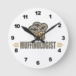 Humorale Muffen Runde Wanduhr