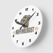 Humorale Muffins Runde Wanduhr (Winkel)