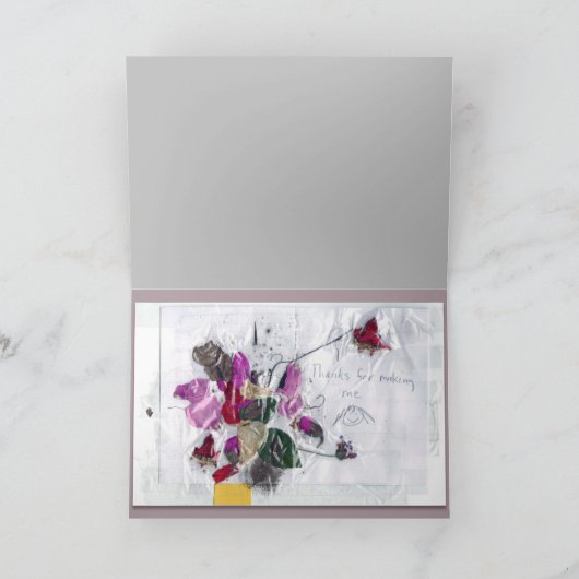 Humorale Muttertagskarte Dankeskarte (Innenseite)