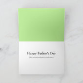 Humorale Nostalgie-Karte - Fliegenfischen mit Toch Karte (Innenseite)