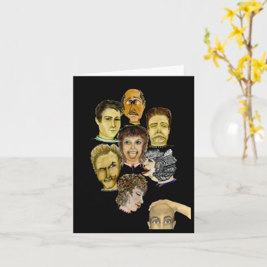 Humorale Offene Mitarbeiter Karte (Gelbe Blume)