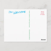 Humorale Postkarte: Lilac Dankeschön an "ME"-Noten Postkarte (Rückseite)