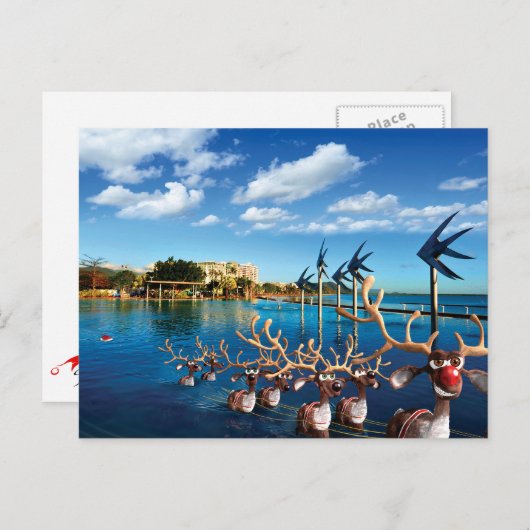 Humorale Postkarten der Pilgerreise des Weihnachts (Vorne/Hinten)